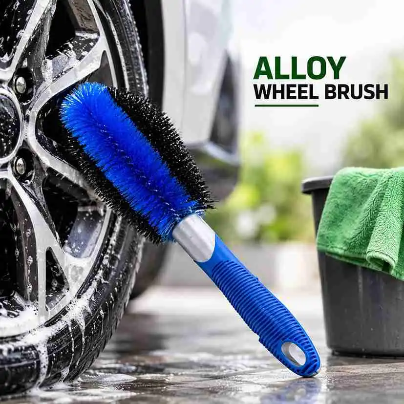 Alloy wheel cleaning Brush blue