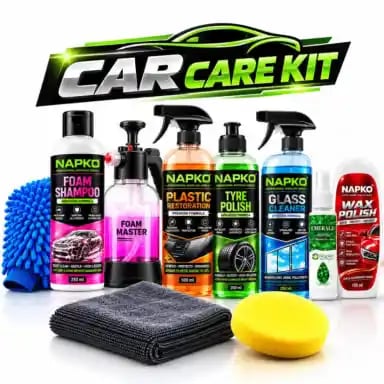 NAPKO Car Care Kit - Complete Car Cleaning & Detailing Kit