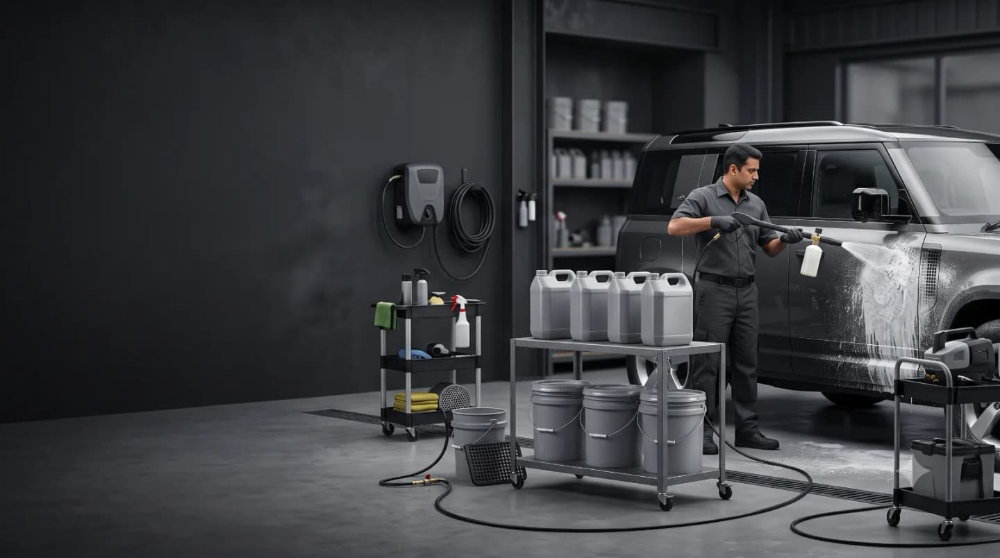 NAPKO professional car care in 5L and 20L packs for detailers and businesses